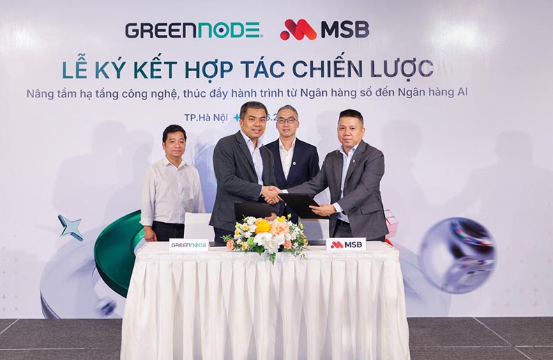 Ngân hàng MSB bắt tay GreenNode vận hành hàng trăm ứng dụng AI