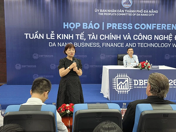 Bà Huỳnh Liên Phương thông tin tại buổi họp báo giới thiệu DBFTW 2026. Bà Huỳnh Liên Phương thông tin tại buổi họp báo giới thiệu DBFTW 2026.