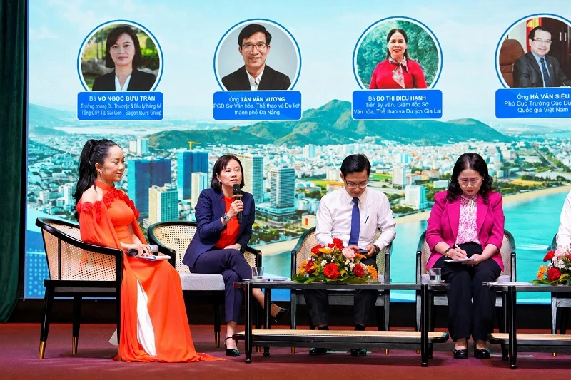 Bà Võ Ngọc Bửu Trân – Trưởng Phòng Du lịch tàu biển và Đại lý hàng hải, lữ hành Saigontourist, chia sẻ thông tin.
