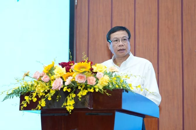 Thứ trưởng Bộ Khoa học và Công nghệ Lê Xuân Định phát biểu tại sự kiện.