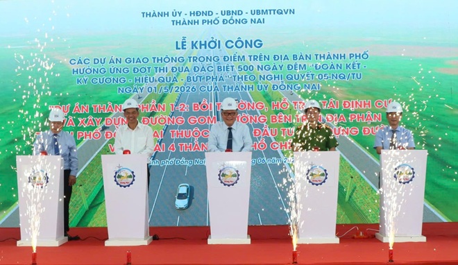 TP Đồng Nai: Khởi công 3 dự án giao thông lớn kết nối với sân bay Long Thành và TP Hồ Chí Minh