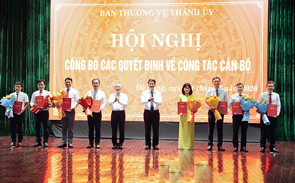 Đà Nẵng điều động, bổ nhiệm nhiều cán bộ chủ chốt