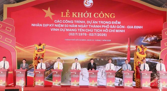 TP Hồ Chí Minh khởi công loạt dự án chào mừng 50 năm mang tên Bác