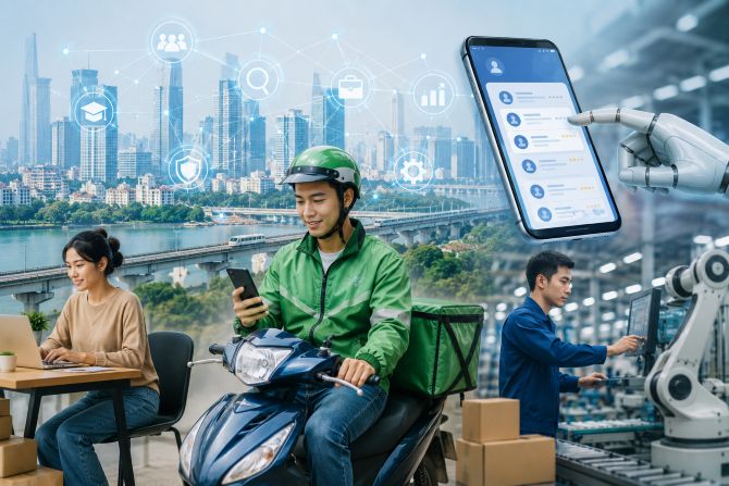 Hà Nội: Bảo đảm quyền lợi người lao động trên nền tảng số 
