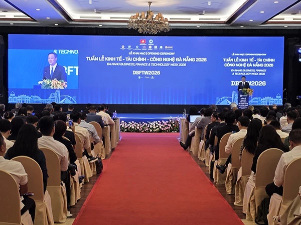 Khai mạc Tuần lễ Kinh tế, Tài chính và Công nghệ Đà Nẵng 2026 (DBFTW2026). Khai mạc Tuần lễ Kinh tế, Tài chính và Công nghệ Đà Nẵng 2026 (DBFTW2026).