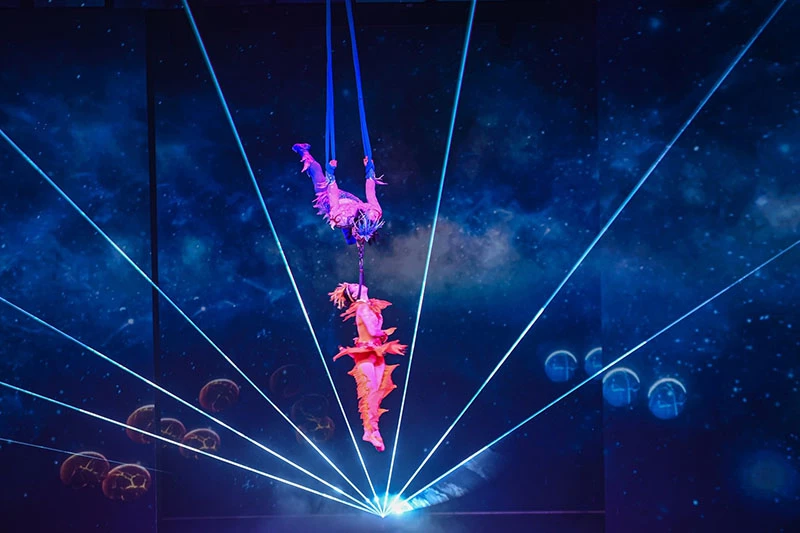 Nhà hát Vinpearl Theatre được trang bị những công nghệ sân khấu hiện đại bậc nhất thế giới.