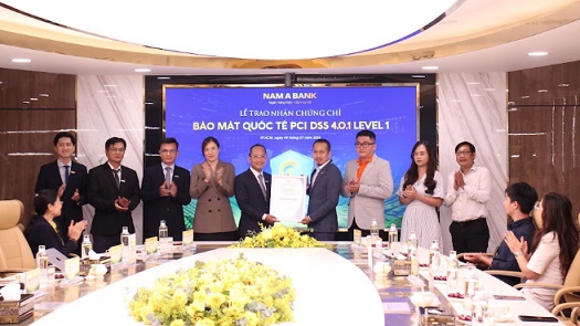 Nam A Bank đạt chứng chỉ bảo mật quốc tế PCI DSS