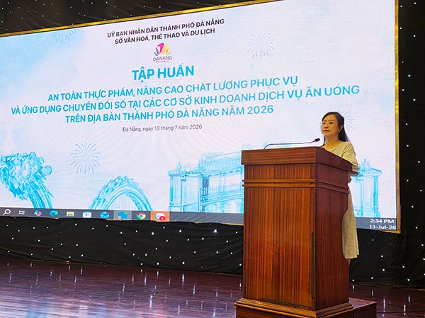 Bà Lê Thị Ái Diệp phát biểu khai mạc lớp tập huấn. Bà Lê Thị Ái Diệp phát biểu khai mạc lớp tập huấn.