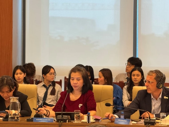 Bà Nguyễn Thị Thanh Thúy - đại diện quốc gia, Hội đồng Năng lượng thế giới tại Việt Nam.