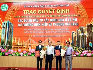 Cần Thơ trao quyết định 2 dự án nhà ở xã hội quy mô gần 6.000 tỷ đồng