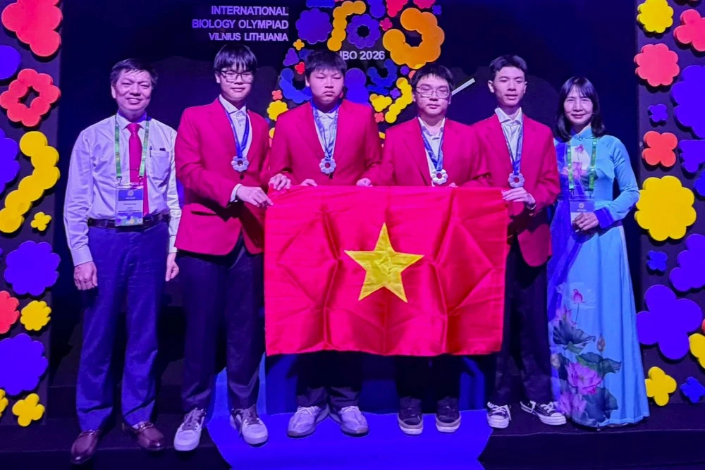 Đội tuyển Việt Nam tham dự Olympic Sinh học quốc tế 2026. Đội tuyển Việt Nam tham dự Olympic Sinh học quốc tế 2026.