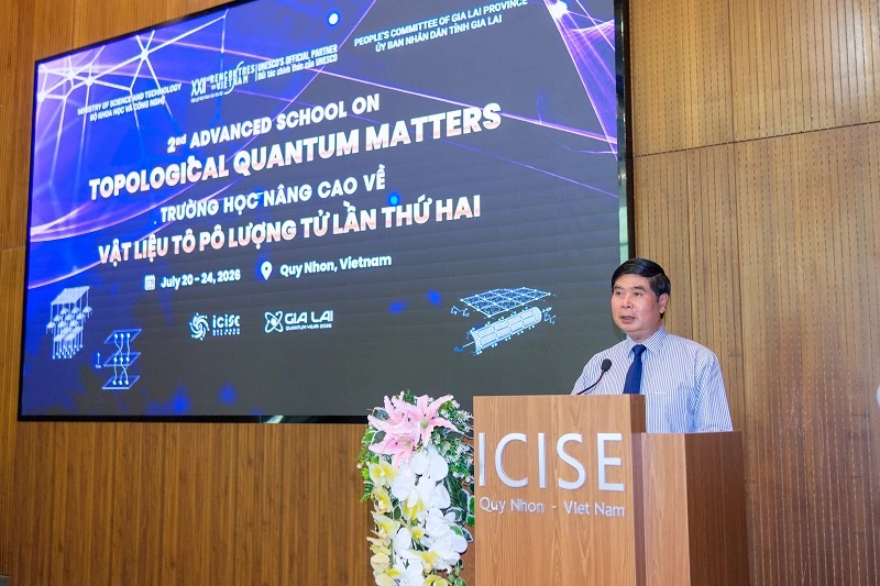 Phó Chủ tịch UBND tỉnh Gia Lai Lâm Hải Giang phát biểu khai mạc. Phó Chủ tịch UBND tỉnh Gia Lai Lâm Hải Giang phát biểu khai mạc.
