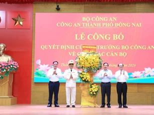 Bổ nhiệm và biệt phái tân Phó Giám đốc Công an TP Đồng Nai