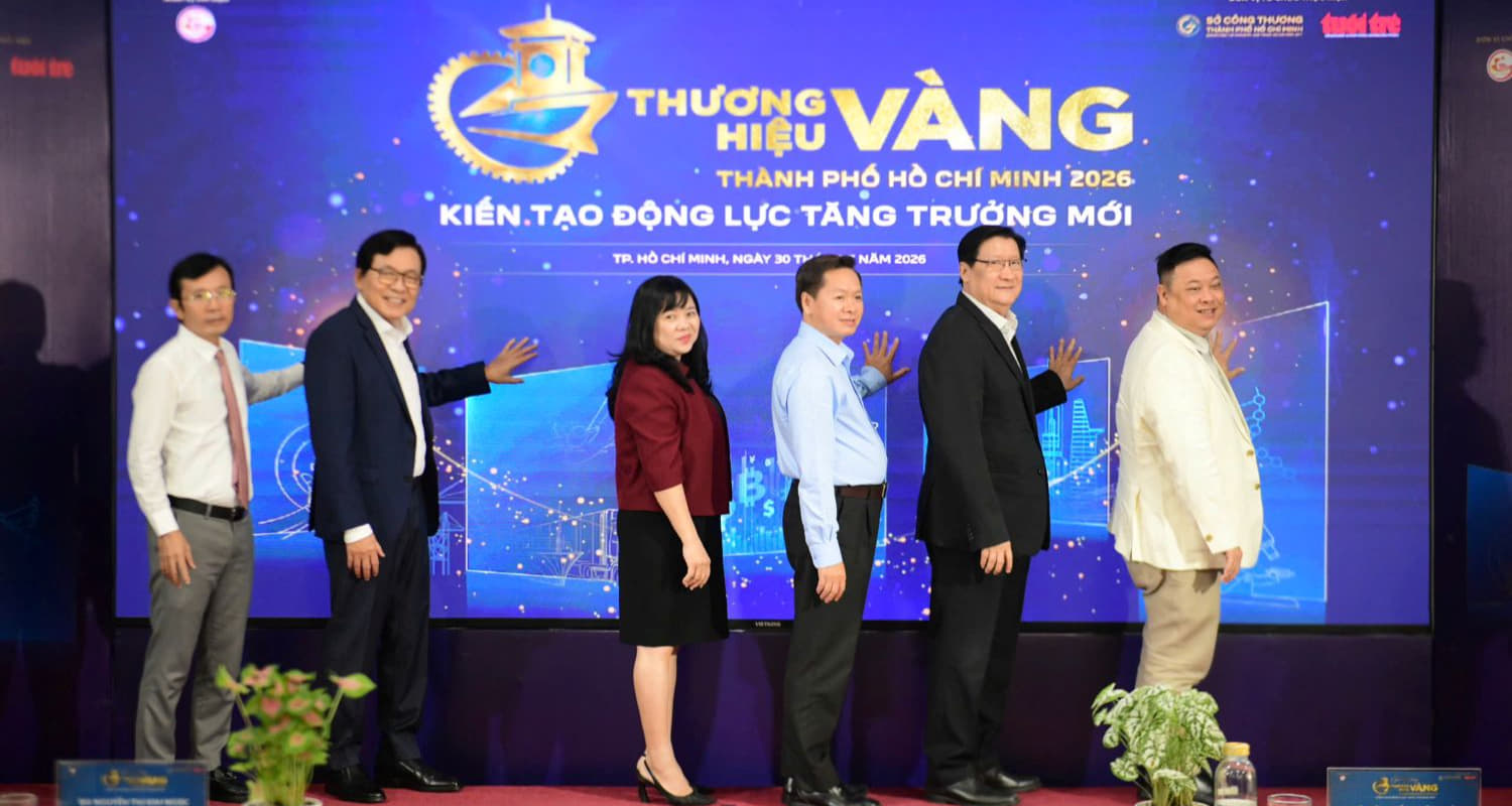 Phát động Giải thưởng 'Thương hiệu Vàng TP Hồ Chí Minh' năm 2026