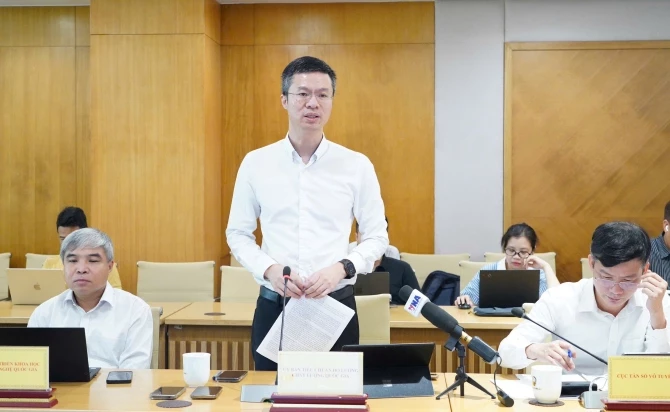 ông Trần Đăng Khoa – Phó Chủ tịch Ủy ban Tiêu chuẩn, Đo lường Chất lượng quốc gia phát biểu tại họp báo. ông Trần Đăng Khoa – Phó Chủ tịch Ủy ban Tiêu chuẩn, Đo lường Chất lượng quốc gia phát biểu tại họp báo.