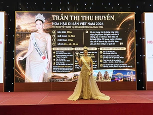 Công bố người đẹp đại diện Việt Nam tham dự cuộc thi Hoa hậu Di sản toàn cầu 2026