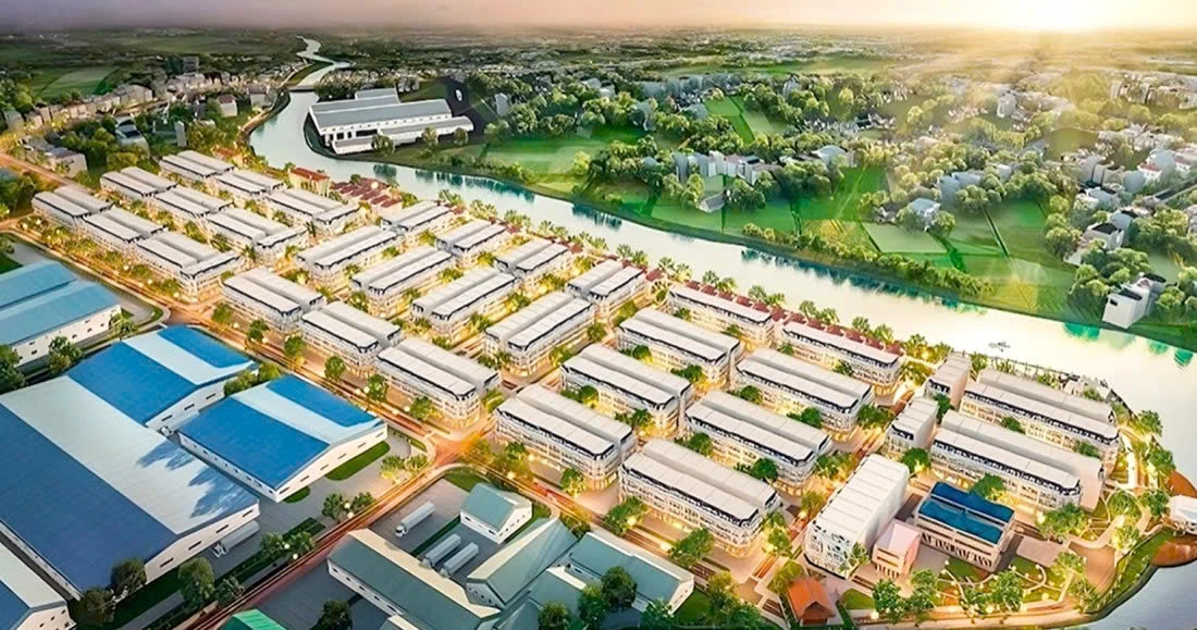 Phối cảnh dự án nhà ở xã hội tại khu công nghiệp Cầu Tràm.