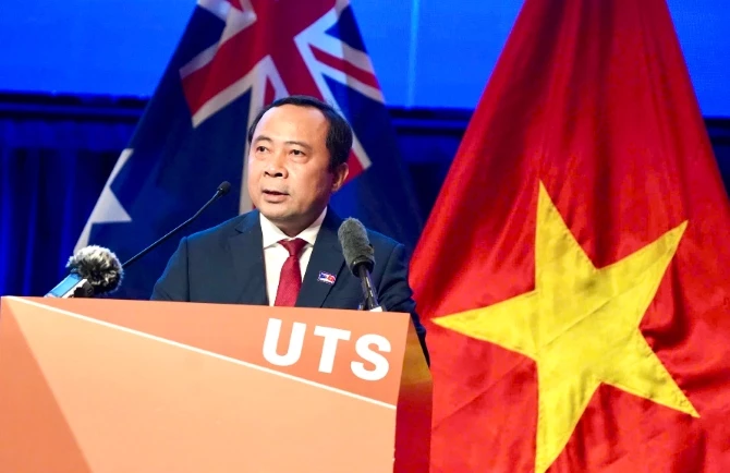 Bộ trưởng Khoa học và Công nghệ Vũ Hải Quân. Ảnh: Trung tâm Truyền thông KH&CN.