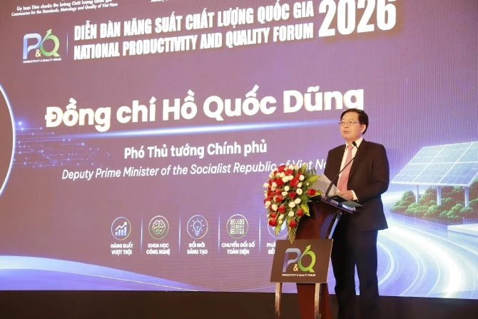 Phó Thủ tướng Hồ Quốc Dũng phát biểu tại Diễn đàn.