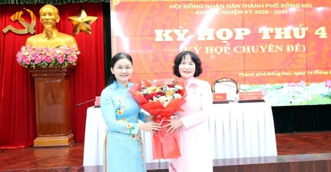 Bà Nguyễn Thị Cát Tiên được bầu giữ chức Phó Chủ tịch UBND TP Đồng Nai