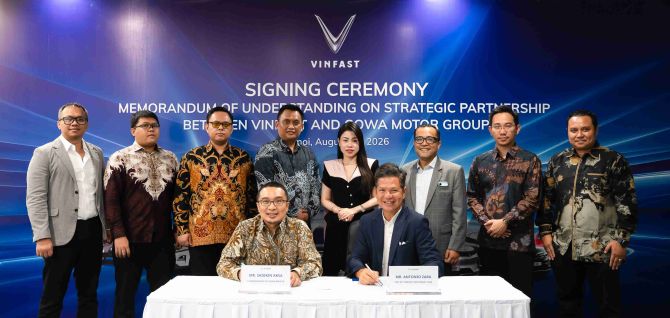 VinFast lập liên doanh, mở rộng hệ sinh thái tại Indonesia