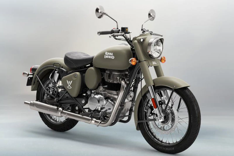 Royal Enfield Classic 350 Gorkha Edition.