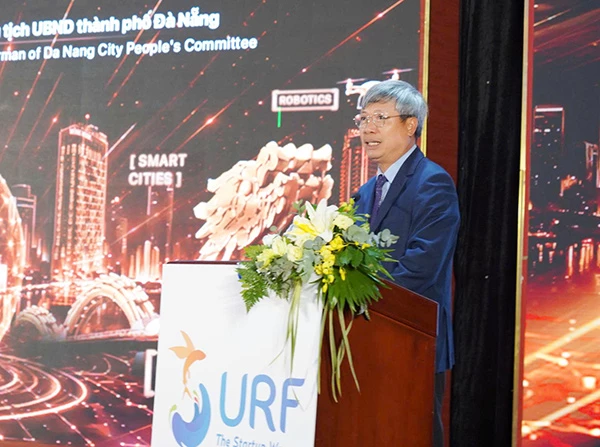 Phó Chủ tịch UBND TP Đà Nẵng Hồ Quang Bửu phát biểu khai mạc SURF 2026.