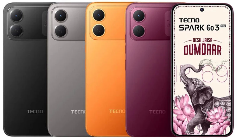 Tecno Spark Go 3 Pro.