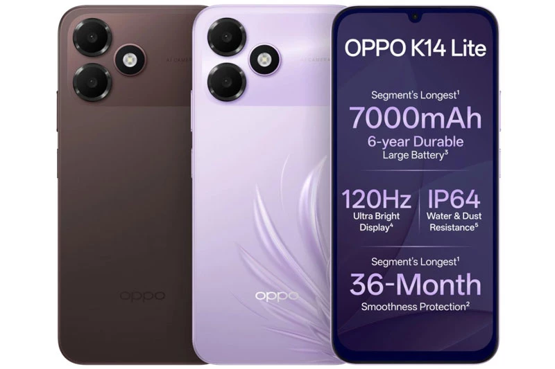 Oppo K14 Lite.