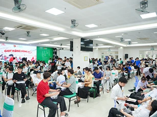Hơn 500 giảng viên, sinh viên Đại học Đông Á tham gia ngày hội hiến máu lần thứ 46