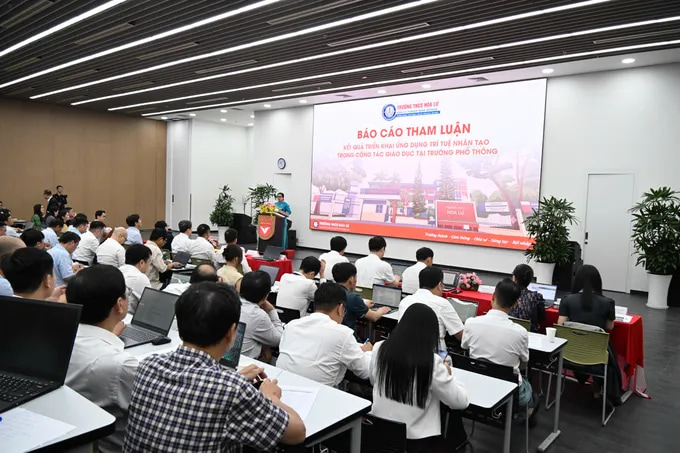 Nhiều giáo viên chưa tự tin về kiến thức, kỹ năng AI
