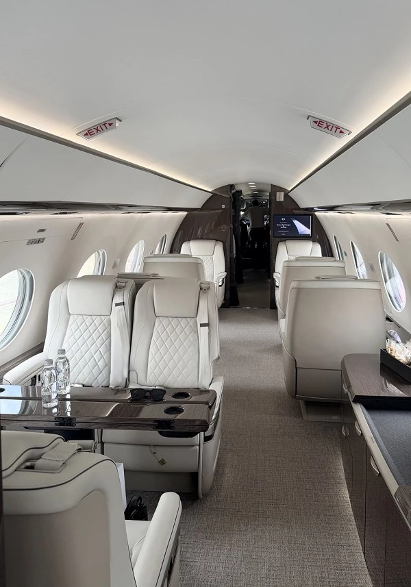 Cận cảnh nội thất sang trọng của chuyên cơ Gulfstream G700.