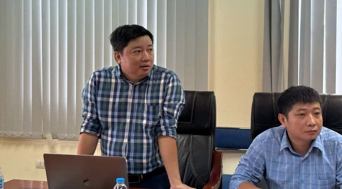 ông Chử Đức Hoàng - Chánh Văn phòng Quỹ Đổi mới công nghệ quốc gia (NATIF), Trưởng phòng Tài trợ và Đặt hàng của Quỹ.