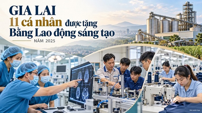 Gia Lai có 11 cá nhân được tặng Bằng Lao động sáng tạo năm 2025