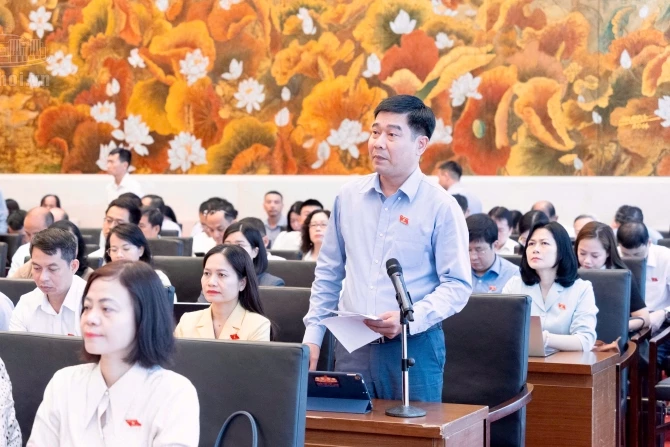 Đại biểu Lê Thanh Hoàn - Đoàn ĐBQH tỉnh Thanh Hóa. Ảnh: Quochoi.vn.