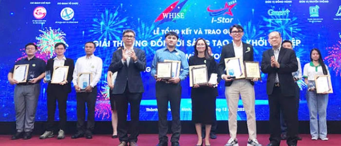 Các đơn vị nhận được giải thưởng Istar 2024. 
