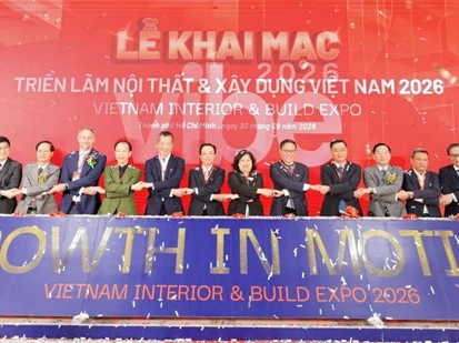 VIBE 2026 quy tụ hơn 300 doanh nghiệp trong lĩnh vực nội thất, xây dựng