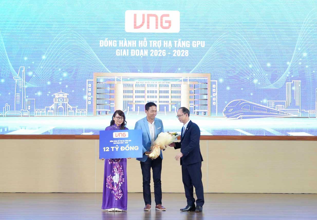 VNG tài trợ 12 tỷ đồng tài nguyên GPU cho ba trường đại học