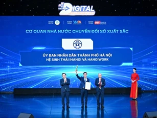 Hà Nội đạt giải Cơ quan nhà nước chuyển đổi số xuất sắc