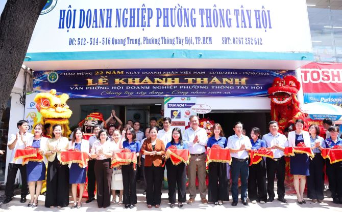 TP Hồ Chí Minh: Phường Thông Tây Hội cam kết tạo điều kiện để doanh nghiệp, doanh nhân phát triển