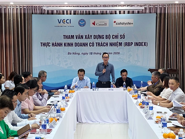 Giám đốc VCCI Miền Trung - Tây Nguyên nêu 3 yêu cầu cần bảo đảm để Bộ chỉ số RBP Index thực sự đi vào cuộc sống.