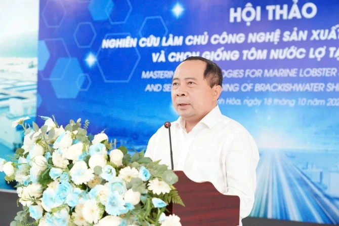 Bộ trưởng Vũ Hải Quân phát biểu tại Hội thảo.