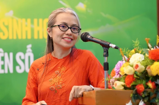 TS Nguyễn Lê Thu Hà - Tổng Giám đốc Công ty TNHH Khoa học và Công nghệ Quốc tế InnoGenEx. Ảnh: HT.