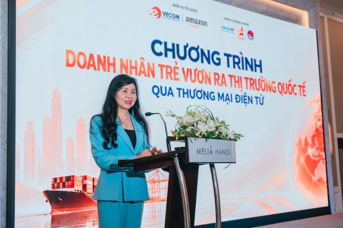 Bà Lê Hoàng Oanh, Cục trưởng Cục Thương mại điện tử, Bộ Công Thương. Ảnh: Moit.gov.vn.