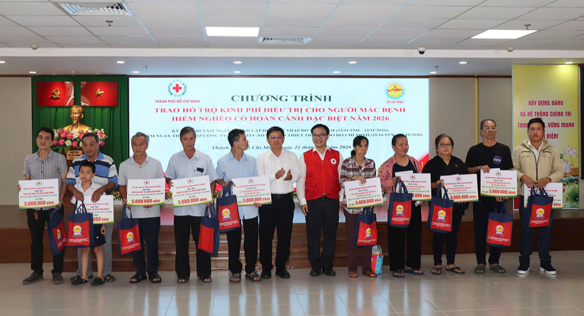 TP Hồ Chí Minh hỗ trợ kinh phí điều trị cho 400 bệnh nhân mắc bệnh hiểm nghèo