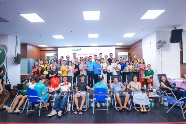 Herbalife Việt Nam tổ chức hiến máu tình nguyện năm thứ 9 liên tiếp