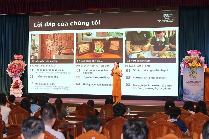 Bạn Đỗ Thị Thanh Vân sáng lập Gốm Heritage Vân Sơn chía sẻ về dự án.