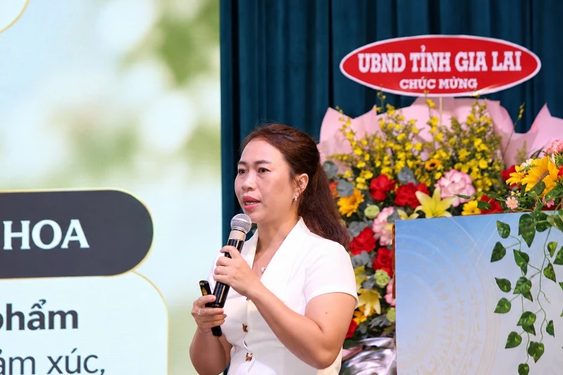 Chị Nguyễn Lê Vy - Founder Hoa Academy - Nghề hoa hạnh phúc chia sẻ về dự án. 