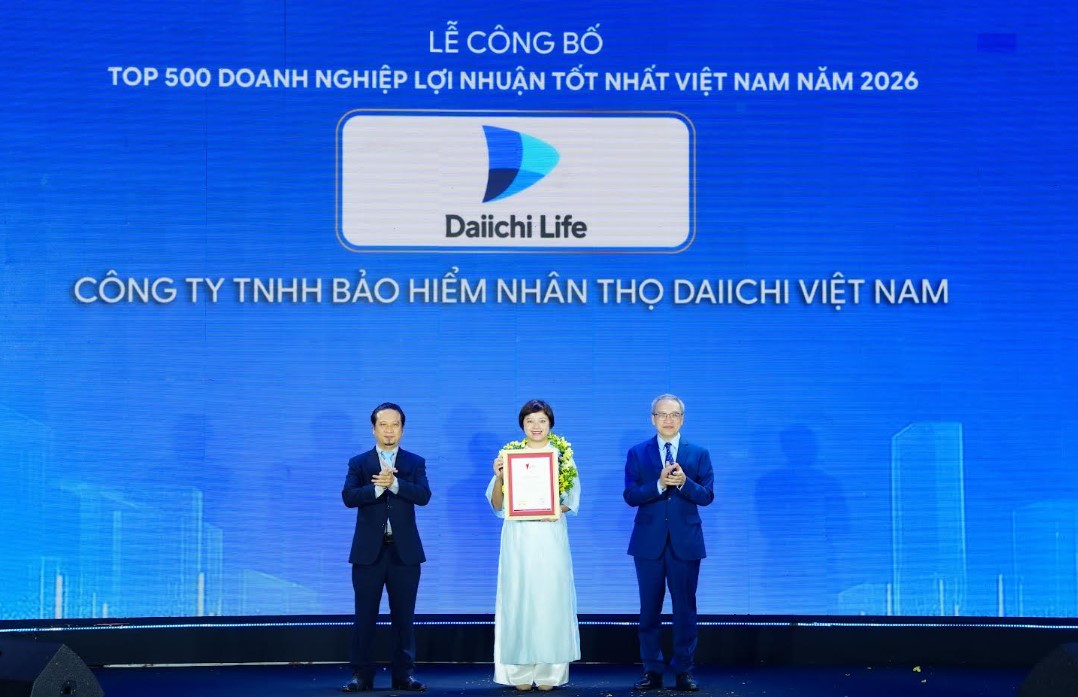 PROFIT500 2026 vinh danh Daiichi Life Việt Nam