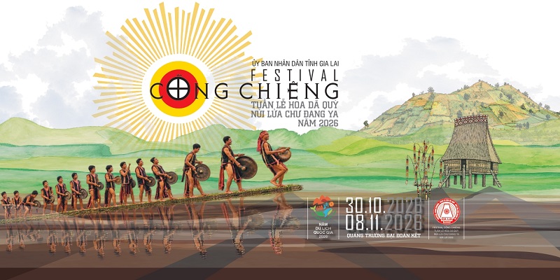 Gia Lai bắn pháo hoa nghệ thuật trong Festival cồng chiêng